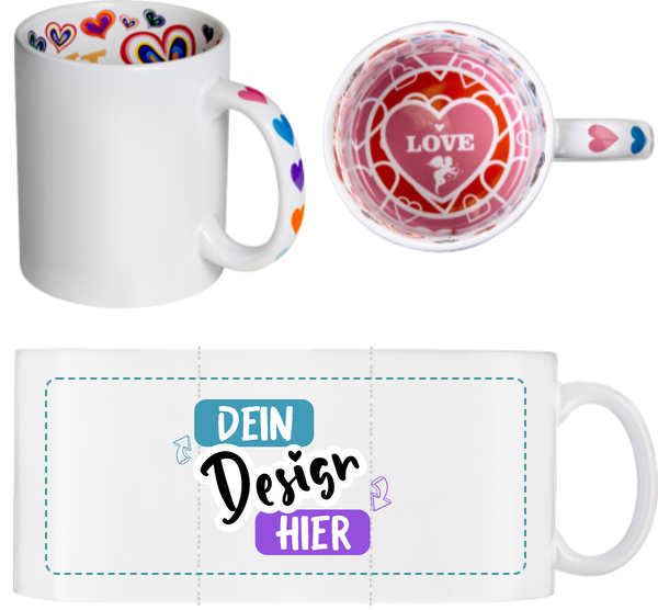 Tasse mit Motiv „Love“