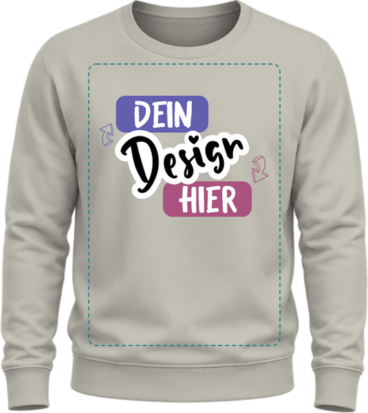 B&C CREW Sweatshirt ohne Kapuze