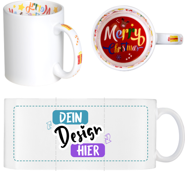 Tasse mit Motiv „Merry Christmas“