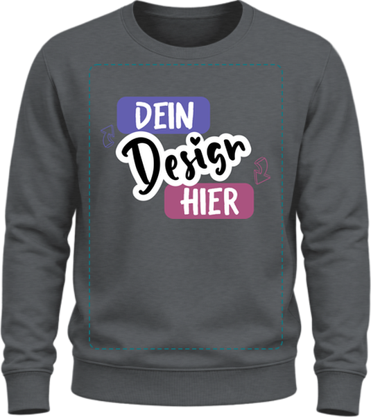 Meliertes Mittelgrau